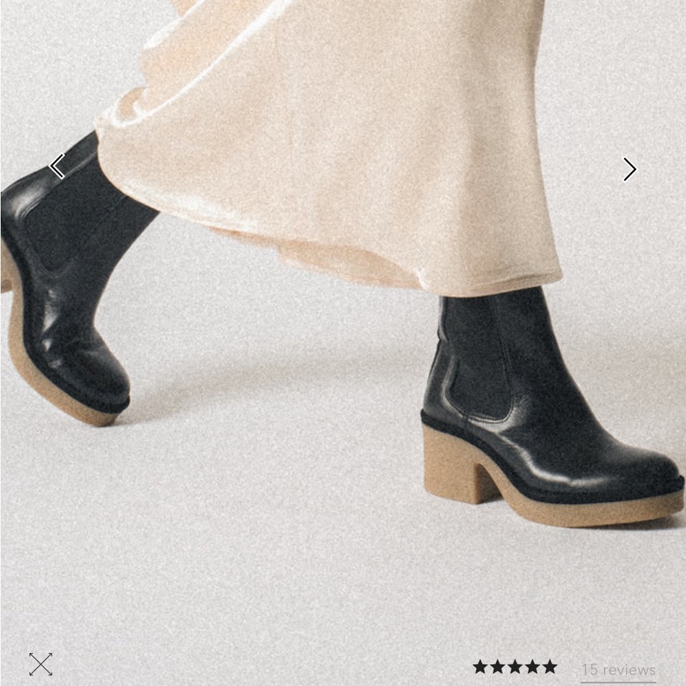 Anonymous Copenhagen - Black soft calf leather w/ gum platform sole - Picture 6 of 7